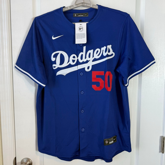 Nike Other - Men's Nike Blue Dodgers Betts 50 Jersey L